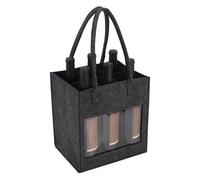 de transporte de vino para 6 botellas - Bolsas de vino para viaje con asa | impermeable para alcohol, de whisky para viaje y para 6 botellas de whisky rojo, gris oscuro, Se