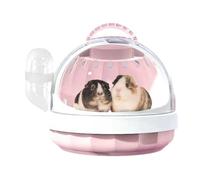 de Transporte para hámster - PP, 7,32 x 6,3 Pulgadas, Jaula de Viaje para Animales pequeños, diseño ventilado | de Transporte portátil para Mascotas con Apertura Frontal de 180°, d
