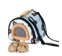 de Transporte para Mascotas pequeñas: Tela Oxford, Felpa Corta 7,09 x 7,09 Pulgadas | Cortavientos Impermeable cálido | Bolso de Mano para hámster de Transporte para Mascotas | Reptile Lé