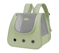 De Transportín para Mascotas - Mochila De Senderismo para Mascotas | Mochila De Malla Totalmente Ventilada Ajustable Portátil para Gatos Y Cachorros | De Red para Gatos De