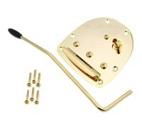 de trémolo de guitarra - puente de cola, soporte de cuerda | Tapa de acero inoxidable para reemplazo de eléctrica, componente de hardware duradero para la configuración del equipo