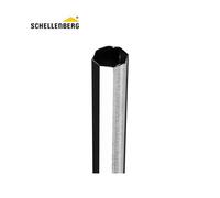 De tubo de acero eje del sistema de Maxi, Stahlrohrwelle 60x1500 mm, Stahlroh...