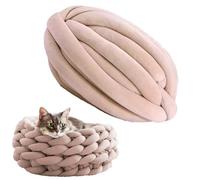 de tubo | s para tejer a mano para Chunky | de algodón cálido Extra grueso, de algodón con relleno de terciopelo de para mantas hechas a mano DIY
