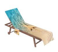 de Tumba para Toalla de Playa - Con Bolsillo Plegable Absorbente Medidas de 210 x 74 centímetros,de Toalla para Tumbona | Para Viajes, Patio, Picnic, Spa, Hotel, Exposición al Sol y Tomar el Sol