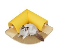De Túnel Felino - Almohada De Retiro De Gatitos, Cat Achive Activity Hub | Mat De Enfriamiento del Gatito con Den, 2 En 1 Tumba De Madriguera De Gato Lavable A Máquina con Almohadilla Desmontable