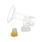De una sola pieza copa con válvula y membrana para extracores de leche Medela, Tamaño 25 mm; Hecho por Maymom