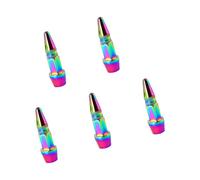 De Válvula De Bicicleta De Aleación De Aluminio De 5 Piezas De Válvula De Bicicleta De Diseño Liviano Resistente a Los Arañazos para Ciclismo Aire Libre Cubierta De Válvulas De Ciclismo