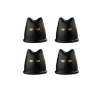 de Válvulas de Neumático 4 de Válvula de Rueda con Forma de Gato | Cubierta Antipolvo de Vástago para moto, camión, todoterreno, ciudad y