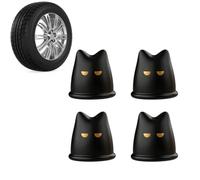 de Válvulas de Neumático 4 de Válvula de Rueda con Forma de Gato | Cubierta Protectora para Vástago de Bicicleta Para Todoterreno, Carreras, Moto, Bici y Camión