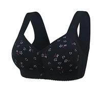 De Verano: Sujetador Cómodo Sin Aros Algodón, Relleno O Super Push Up, Abrochado Delante, Tirantes -