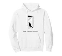 ¿De Verdad? Esa es tu elección de Vida? Meme Divertido de Gato sarcástico Sudadera con Capucha