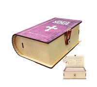 De Versos De La Biblia - De Madera Con Oraciones Bíblicas - Organización Portátil Para Oración E Inspiración Diaria Para Él Y Ella Familia