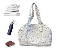 de Viaje con diseño de Flores de Gran Capacidad, 45 cm, Impermeable, de Viaje para Fin de Semana | de Almacenamiento Suave para Equipaje de Entrenamiento, A., Consulte la descripción