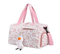 de viaje - de almacenamiento de separación de gran capacidad en seco y | húmedo - Viaja durante la noche para organización de equipos de fitness para ropa, paraguas, toallas, Pink, Consulte