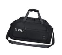 de viaje para gimnasio, de deporte de ocio, deportiva con múltiples bolsillos, impermeable, para actividades al aire , botellas de agua, toallas, Black, Consulte la descripción