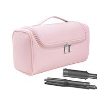 de Viaje para Herramientas para el Cabello - de 12,4 Pulgadas | Almacenamiento de PU - Rizador de Pelo Resistente al Calor, Plancha, secador, Organizador, Estuche de Viaje de Gran