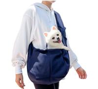 De Viaje para Perros, Bolsillo de Hombro Transpirable para Mascotas - Transportín para Mascotas con Manos Libres para Viajes - para Cachorros y pequeños y, Viajes y Paseos al Aire Libre