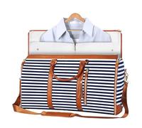 De Viaje, Weekender con Compartimiento Zapatos, Deporte Tote Noche para Mujeres, Niñas en AVI, Royal Blue Stripes, Se référer au descriptif, Consulte la descripción
