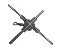 de Vídeo Holográfico 3D, ABS PC 45 Cm de Holograma 3D 1800x512P Control WiFi con Tarjeta de Memoria Incorporada de 8GB para Tienda (Enchufe Europeo 100-260 V)