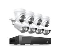 De videovigilancia PoE 4K Super HD 8CH H.265 + NVR Kit Ip67 Bullet cámaras IP Resistentes a la Intemperie Conjunto CCTV de Seguridad for Exteriores(2T,8CH NVR 8Cameras-01)
