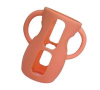 de vidrio de silicona para botellas de vidrio, soporte para botellas de lactancia con asas, irrompible, a prueba de fugas y a prueba de golpes, protege la botella