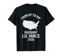 De VIP a VP JD Vance 2026 President Vintage Camiseta