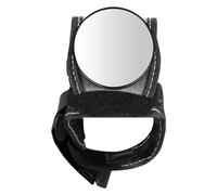 de visión trasera con correa para la muñeca,de visión trasera para la muñeca para ciclistas | Pulsera Biker Vidrio Convexo - Backeye de ciclismo ajustable de 360° con banda para la cintura