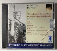De Vito, Gioconda - First Studio Recordings: Chaconne From Partita #2