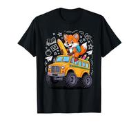 De Vuelta A La Escuela Zorro Autobús Escolar Camiseta