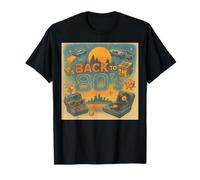 De vuelta a los años 80 Down the Memory Lane Throwback Art Camiseta
