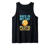 De vuelta en mi día Plutón era un planeta lindo retro astronomía divertido Camiseta sin Mangas