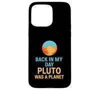 De vuelta en mi día Plutón era un planeta lindo retro astronomía divertido Carcasa para iPhone 15 Pro Max