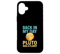 De vuelta en mi día Plutón era un planeta lindo retro astronomía divertido Carcasa para iPhone 16 Plus