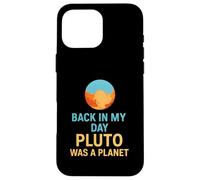 De vuelta en mi día Plutón era un planeta lindo retro astronomía divertido Carcasa para iPhone 16 Pro Max