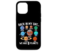 De vuelta en mi día teníamos 9 planetas sistema solar ciencia espacial Carcasa para iPhone 12/12 Pro
