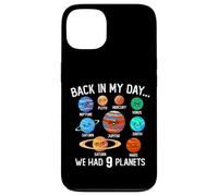De vuelta en mi día teníamos 9 planetas sistema solar ciencia espacial Carcasa para iPhone 13