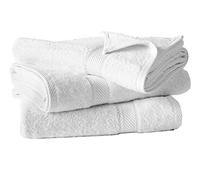 De Witte Lietaer 194875 Lote de 3 Toallas de Ducha Algodón Blanco 140 x 70 cm