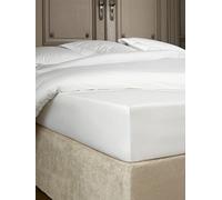 De Witte Lietaer Bumblebee Sábana Bajera, Algodón, Blanco, King, 180 x 200 x 40 cm