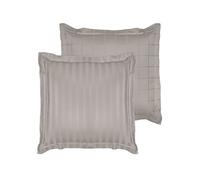 De Witte Lietaer Funda de Almohada, algodón Peinado, atmósfera Topo, 60 x 60 cm