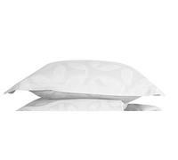De Witte Lietaer Motion - Juego de Ropa de Cama, 100% algodón Satinado, Blanco, Pillowcase 50x70+5 cm
