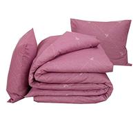 De Witte Lietaer Piper - Juego de Ropa de Cama, Funda de edredón y Funda de Almohada, algodón, Rosa, 140 x 220 cm