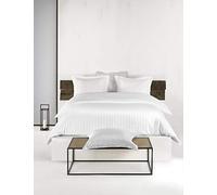 De Witte Lietaer Zygo - Juego de Ropa de Cama, algodón Peinado, Blanco, 240 x 220 cm