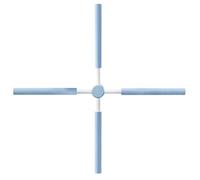 De Yoga - Corrector Postural, Barra De Gimnasia Con Alma De Acero Inoxidable Y Espuma | Accesorio Portátil Movilidad Y Flexibilidad, Diseñado Para Estiramiento Corporal Completo, Fisioterapia