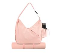 de Yoga Impermeable con Compartimento para Zapatos, con cordón, Ligera para Gimnasio para Mujer, para Viajes, Durante la Noche, Fin de Semana, Pilates, Entrenamiento, Playa, Camping