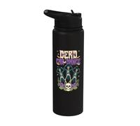 Dead Can Dance Esqueleto Dancing Souls Día de Muertos Halloween Stainless Steel Insulated Water Bottle