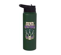 Dead Can Dance Esqueleto Dancing Souls Día de Muertos Halloween Stainless Steel Insulated Water Bottle