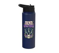 Dead Can Dance Esqueleto Dancing Souls Día de Muertos Halloween Stainless Steel Insulated Water Bottle