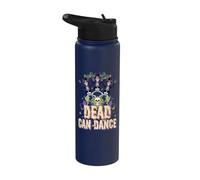 Dead Can Dance Esqueleto Dancing Souls Día De Muertos Stainless Steel Insulated Water Bottle