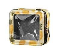 Dead Fish Skeletons - Bolsa de maquillaje transparente impermeable para mujeres y niñas, organizador de cosméticos portátil para el cuidado de la piel, Colorido pequeño Liberty Blooming, 1 Size