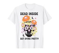 Dead Inside But Dying Pretty Halloween Boho Camiseta